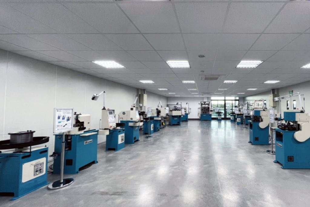 Spring machine showroom