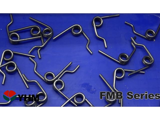 Torsion spring forming FMB-3A|Youtube|YHM Springtech Machinery Co.