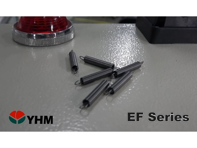 English hook Extension Spring EF-210A｜Youtube｜YHM Springtech Machinery Co.